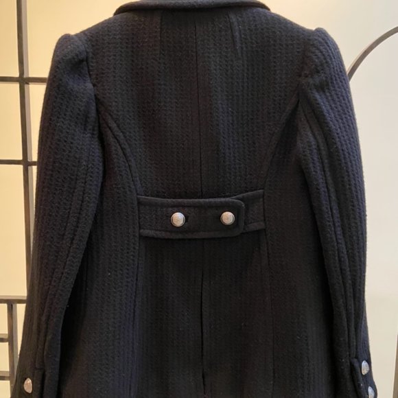 Juicy Couture Military Style Wool Coat - Picture 2 of 2